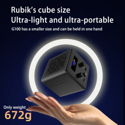 KAZHI Live Stream Outdoors 100W Mini High Quality High Power LED Light App Control Adjustable Color Temperature for Photography