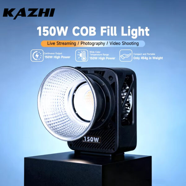 KAZHI G150 Professional Dual Color Temperature COB Lighting Fixtures Constant Brightness App Control Aluminum Alloy 150W Live