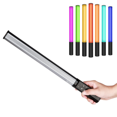 KAZHI LP430 RGB Selfie Stick Full Color Photography Lighting for Live Streaming Video Fill & Handheld Studio Use