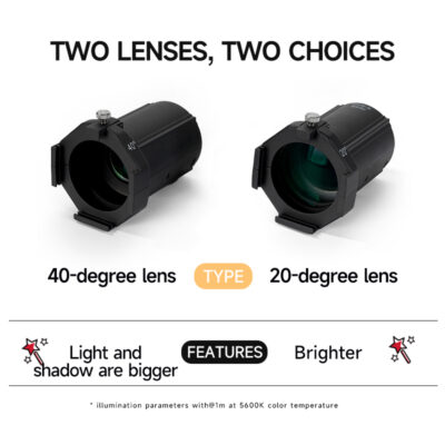 KAZHI Bowens Mount Optical Snoot Photography Kit 40mm F/4L USM Adjustable Color Portable Optical Snoot II Ultra Wide Angle Studio