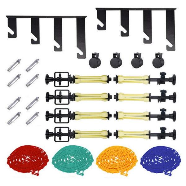 KAZHI Wholesale 1/2/3/4/6 Axis Rolls Wall Mount Manual Background Support System Lifting Photography Studio Background Roller