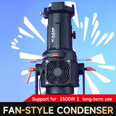 KAZHI Bowens Mount Optical Snoot Photography Kit 40mm F/4L USM Adjustable Color Portable Optical Snoot II Ultra Wide Angle Studio