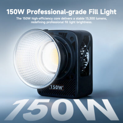 KAZHI G150 Professional Dual Color Temperature COB Lighting Fixtures Constant Brightness App Control Aluminum Alloy 150W Live