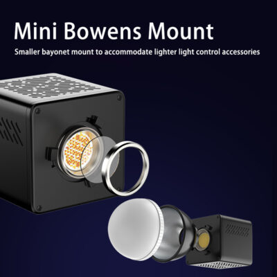 KAZHI Live Stream Outdoors 100W Mini High Quality High Power LED Light App Control Adjustable Color Temperature for Photography