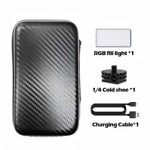 KAZHI LR135 Adjustable Pocket Clip Pen Light Handheld Live Fill LED for Photography & Mobile Video Recording