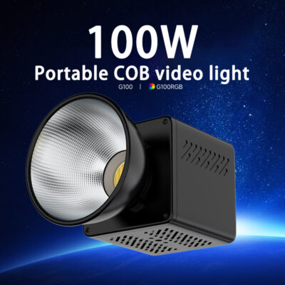 KAZHI Live Stream Outdoors 100W Mini High Quality High Power LED Light App Control Adjustable Color Temperature for Photography