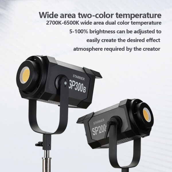 4 KAZHI Wholesale Live Stream Studio 300W APP Control High Power LED Light Bi Color Photographic Lighting for Photography Studio