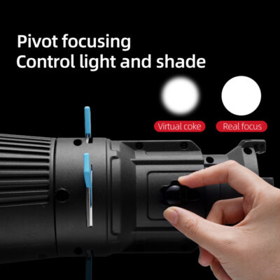 KAZHI Focalize Conical Art Plastic Snoot Special Effects Beam Light Cylinder Focusing Tube for Studio Photo Optical Condenser