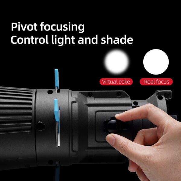 KAZHI Focalize Conical Art Plastic Snoot Special Effects Beam Light Cylinder Focusing Tube for Studio Photo Optical Condenser