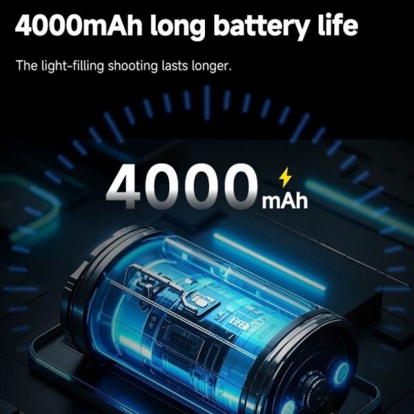 KAZHI Controlled RGB Pocket Fill Light Wireless Full Color Photography Light Warm & Cool Tone Dimmable LED Lamp for Mobile Phones