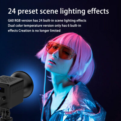 KAZHI Live Stream Outdoors 100W Mini High Quality High Power LED Light App Control Adjustable Color Temperature for Photography