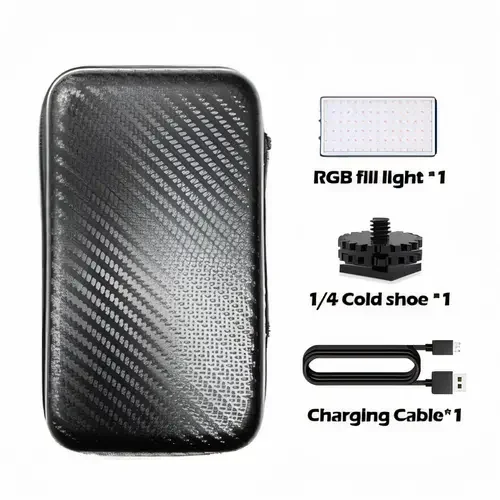 KAZHI LR135 Adjustable Pocket Clip Pen Light Handheld Live Fill LED for Photography & Mobile Video Recording