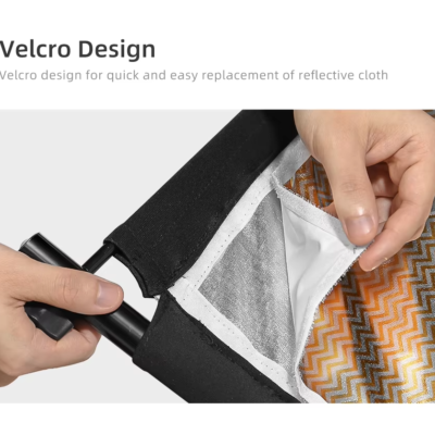 9 KAZHI U-shaped 180x60cm or 100x50cm Curved Reflector with Support Silver Black White Gold Photography Reflector Diffuse