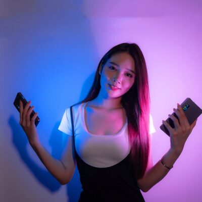 KAZHI LR135 Adjustable Pocket Clip Pen Light Handheld Live Fill LED for Photography & Mobile Video Recording