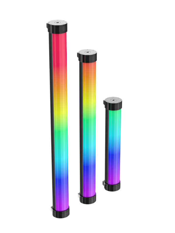 Kazhi Full Color 21/34/42cm Pixel RGB LED Tube Light 2500K-9900K Battery-Powered Aluminum Alloy Photography Video Light Wand