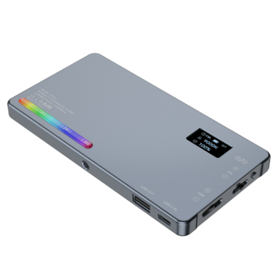 KAZHI LR135 Adjustable Pocket Clip Pen Light Handheld Live Fill LED for Photography & Mobile Video Recording