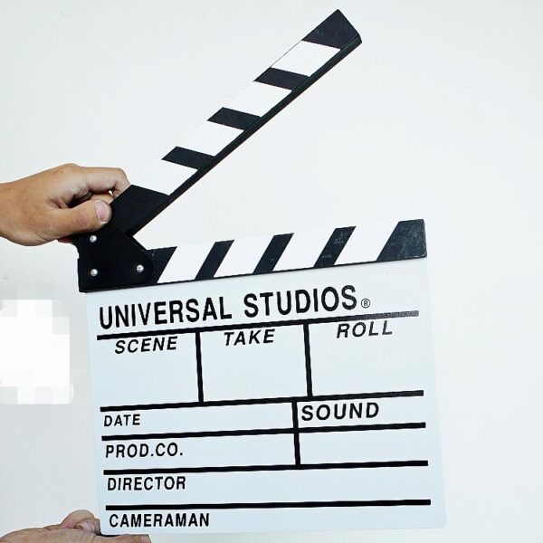 KAZHI Professional Acrylic Clapper Board DYB-m TV Film Home Movie Action Scenes Director Film Photo Studio Accessories