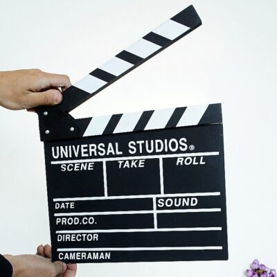 KAZHI Professional Acrylic Clapper Board DYB-m TV Film Home Movie Action Scenes Director Film Photo Studio Accessories
